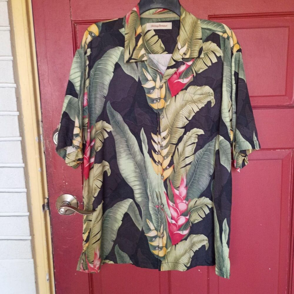 Tommy Bahama Men's 100% Silk Shirt